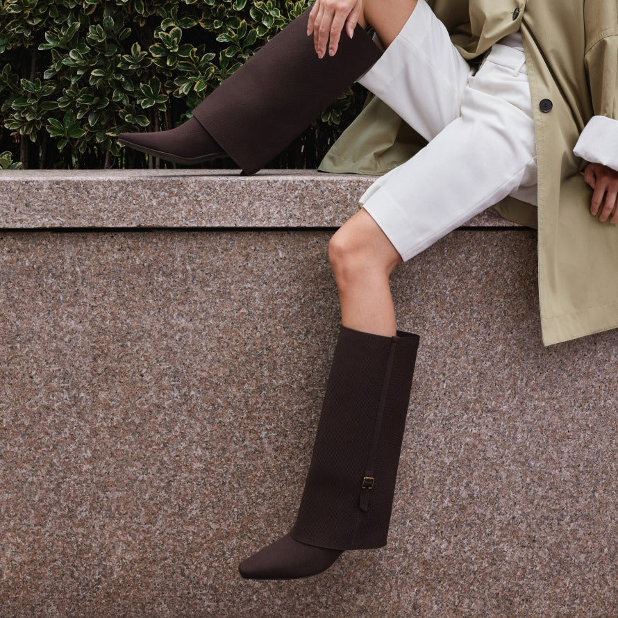 Knitted Sleeve Leg Warmers