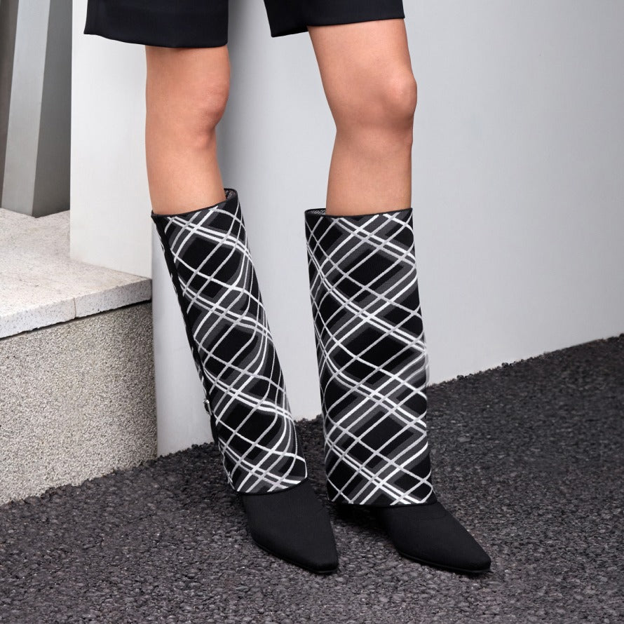 Knitted Sleeve Leg Warmers