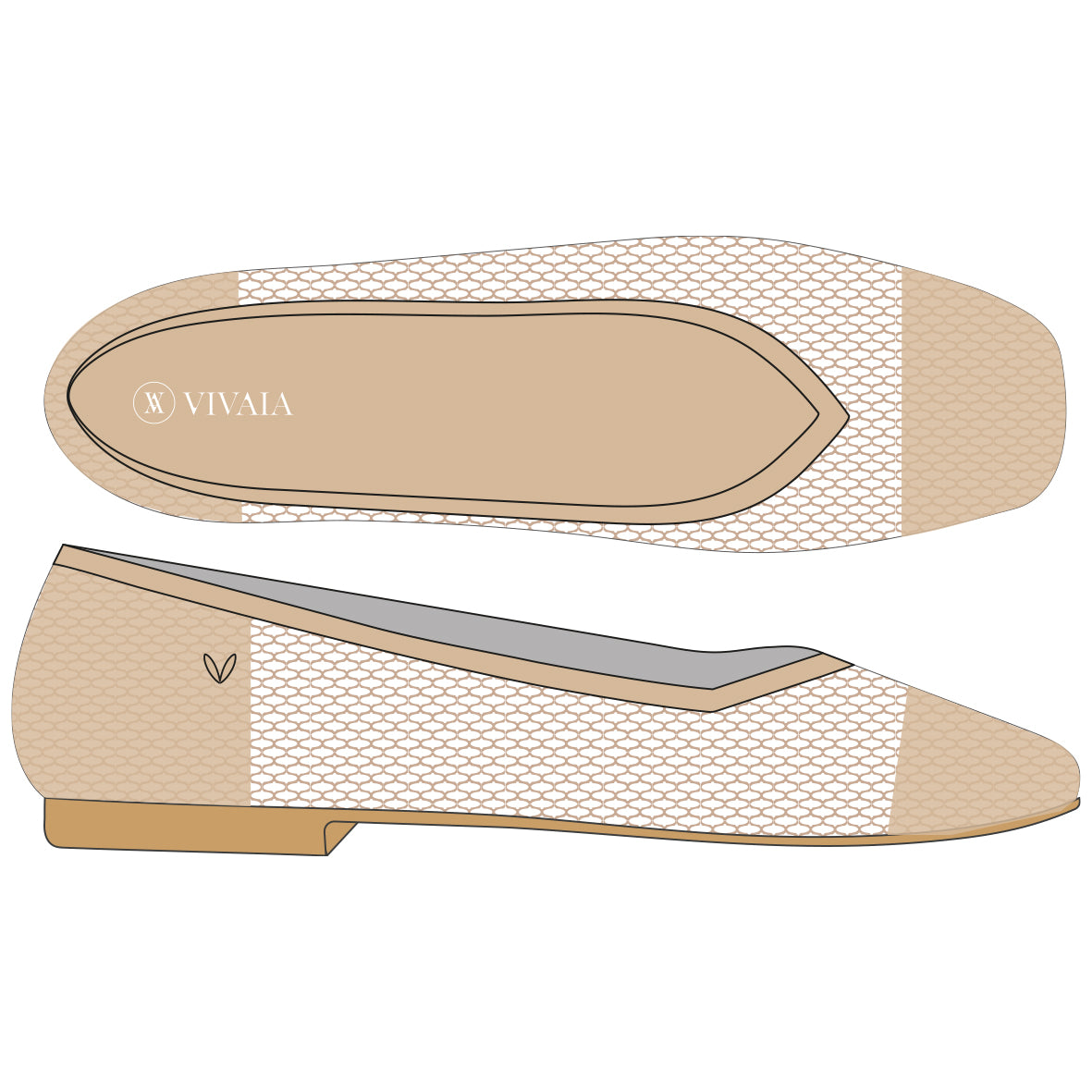 VIVAIA Margot 2.0 아몬드 메쉬 제품 디테일