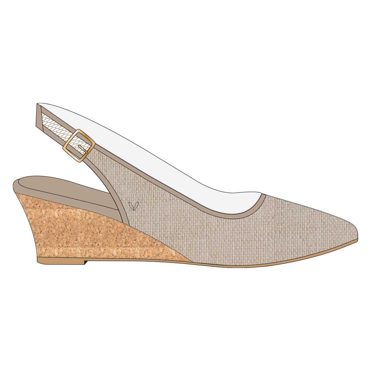 Tamia Slingback Wedge Pro