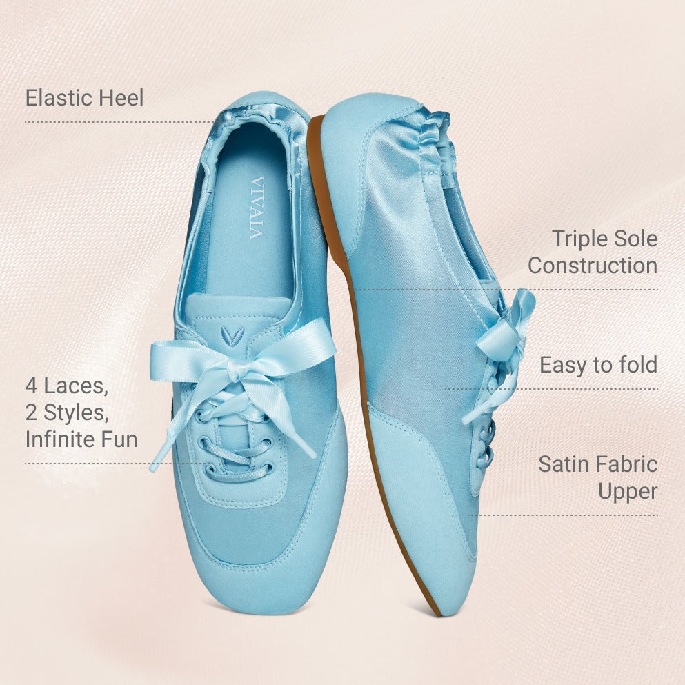 VIVAIA Cristina[Sneakerina] 블루 제품 디테일