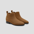 VIVAIA 스퀘어 토 슬립온 첼시 부츠 Ryan Slip-On Winter 카라멜
