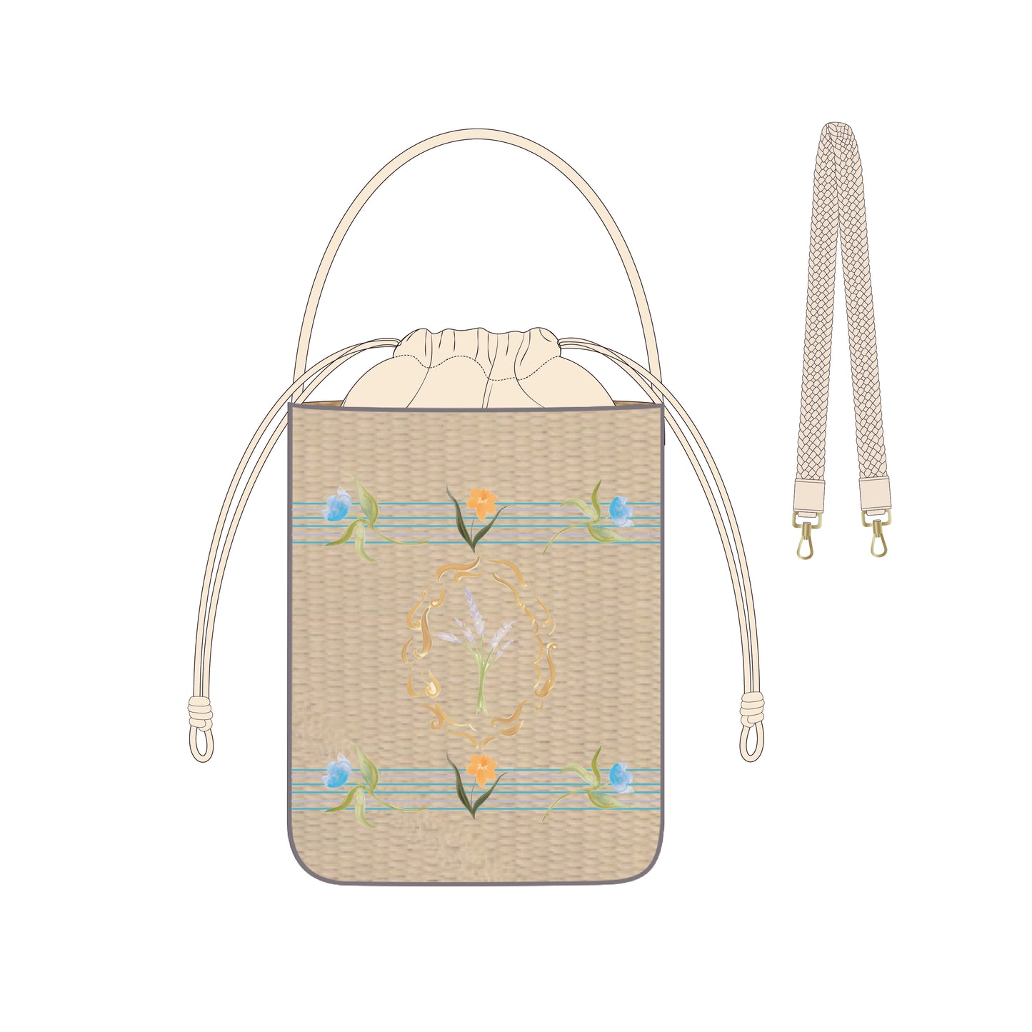 버킷 토트백 (FARREH)